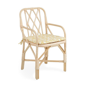 Silla de comedor de ratán natural, silla decorativa de mimbre hecha a mano para cafetería, restaurante, cocina, sala de estar, decoración de muebles - Product Image 1