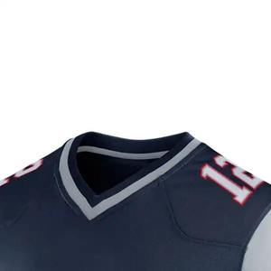 เสื้อฟุตบอลอเมริกันแบบสั่งทำพิเศษ พิมพ์ลายแบบ Sublimation เต็มตัว ทรงโอเวอร์ไซส์ แห้งเร็ว สำหรับเยาวชน โดย Power Hint - Product Image 5