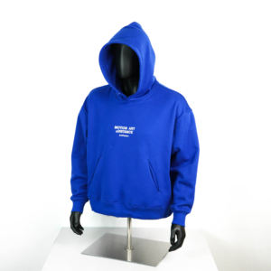Sudadera con Capucha Motion Art at Distance para Hombre, Azul, Algodón, Felpa Francesa, Corte Regular, Informal, para Otoño, con Bolsillos - Product Image 1