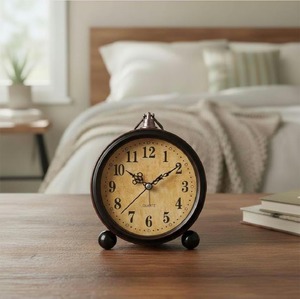 Reloj Decorativo de Escritorio para el Hogar, Sala de Estar, Dormitorio, Estudio, Reloj de Mesa Antiguo Tradicional Ornamental con Movimiento de Cuarzo y Funcionamiento Silencioso - Product Image 4