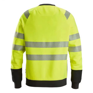 Sudadera de Trabajo Personalizada para Hombre, Venta al por Mayor, Cuello Redondo, Alta Visibilidad, Reflectante, Sudadera de Invierno para Mujer, Forro Polar, Alta Visibilidad - Product Image 2