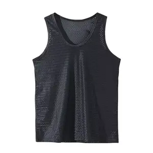 Camiseta Deportiva para Hombre, Transpirable, de Secado Rápido, al por Mayor, con Cuello Cuadrado, Ligera, sin Costuras, para Deportes Activos - Product Image 1