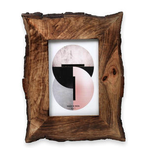 กรอบรูปไม้มะม่วงคุณภาพส่งออกจากบรอนวูดแฮนดิคราฟท์ส ผลิตจากไม้ธรรมชาติ เป็นมิตรกับสิ่งแวดล้อม ทนทาน ทำด้วยมือ สไตล์วินเทจเรียบง่าย เหมาะสำหรับตั้งโชว์บนโต๊ะในโรงแรม - Product Image 2