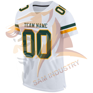 Camiseta de Fútbol Americano Personalizada con Sublimación, Mangas Cortas, Secado Rápido, Antibacteriana - Product Image 2