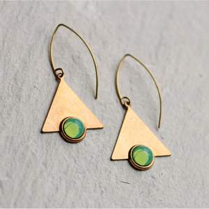 Modèle 101 F en cuivre et laiton, fabrication artisanale, bijoux écologiques et tendance pour les fêtes, accessoire en cristal durable, vente chaude de qualité supérieure - Product Image 6