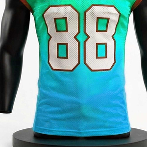 Maillot de football personnalisé haut de gamme, tissu polyester respirant, léger, coupe confortable, vêtements de sport athlétiques, football américain - Product Image 5