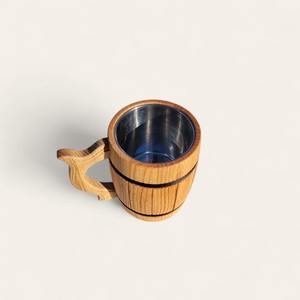 แก้วกาแฟไม้ดีไซน์ทันสมัย คุณภาพส่งออกดีที่สุดจากอินเดีย ผลิตภัณฑ์เครื่องดื่มทำมือสุดอินเทรนด์ - Product Image 2