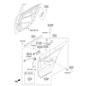 Nouvel interrupteur de fenêtre d'origine OEM 935803R300 - Product Image 2