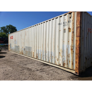 Conteneur d'expédition de marchandises d'occasion, unité métallique reconditionnée pour l'entreposage et le déploiement sur les chantiers de construction - Product Image 2