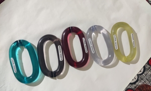 Cadena de Eslabones de Resina Epoxi, Decoración de Pared Artística, para Colgar en la Pared Personalizada, Cadena de Eslabones de Resina Multicolor - Product Image 5