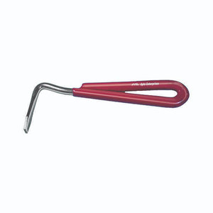 Raspador de Pezuñas de Acero Inoxidable Duradero, Fácil de Usar, con Agarre Cómodo, Color Rojo, Esencial para el Cuidado del Caballo, Reutilizable - Product Image 2