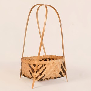 <b>Bamboo</b> flower gift <b>basket</b> high quality handmade handle <b>baskets</b> for father day gifts storage - Product Image 1