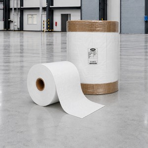Rollo Absorbente de Aceite SABER SO200-MR, Mini Rollo Perforado para Mantenimiento Industrial, Rollo Absorbente para Control de Derrames de Aceite - Product Image 1