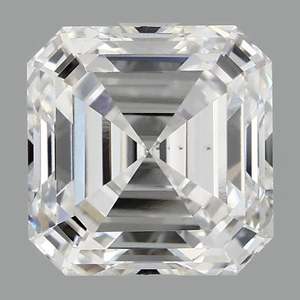 เพชรแฟนซีเพาะเลี้ยงในห้องปฏิบัติการที่ได้รับการรับรองจาก GIA IGI ขนาด 1-10 กะรัต สี D ทรง Asscher เกรด DEF/GH VS1 เพชรสังเคราะห์ CVD HPHT เพชรเม็ดเดี่ยวสำหรับทำเครื่องประดับ - Product Image 2