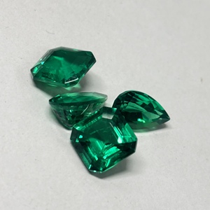 Esmeralda colombiana cultivada en laboratorio, forma octogonal, piedras preciosas sueltas al por mayor para la fabricación de joyas, aretes, collares, 10 mm - Product Image 4