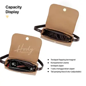 Bolso Bandolera de Cuero Genuino de Alta Calidad para Mujer, Bolso Cuadrado Pequeño, Bolso de Hombro Cruzado de Moda para Mujer - Product Image 5