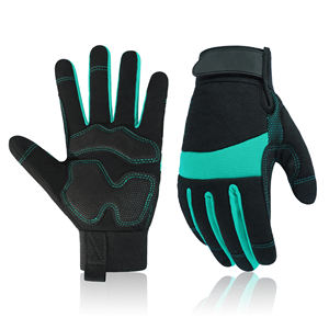Guantes de Trabajo Multiusos de Alto Rendimiento, Antideslizantes, con Palma de Cuero, Equipo de Protección para Exteriores para Hombres, Guantes de Seguridad para Trabajo al por Mayor - Product Image 2