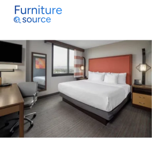 La Quinta ชุดเฟอร์นิเจอร์ห้องนอนโรงแรมกล่องไม้ทันสมัยทนทานราคาไม่แพงสำหรับโครงการรีสอร์ทโรงงานเวียดนาม - Product Image 3