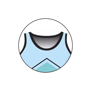 Uniforme de netball unisexe fabriqué en usine, logo personnalisé, couleur unie, tissu respirant et à séchage rapide, grande taille, tissu personnalisé, vente chaude - Product Image 2