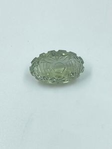 R.K. GEMS & JEWELLERY พลอยแอมเมทิสต์สีเขียวทรงดอกไม้คุณภาพสูง น้ำหนัก 16.20 กะรัต ขนาด 13.20x21 มม. สำหรับทำเครื่องประดับ - Product Image 3