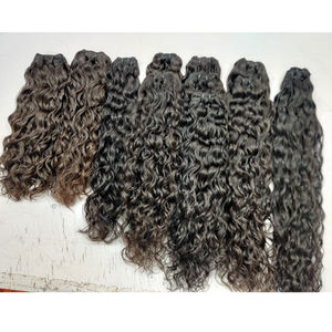 Alta calidad 100% Virgen Natural donante único Remy crudo sin procesar Temple Hair Machine Weft Bundles Smooth Silky Indian Human - Product Image 4