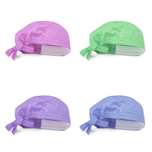 Bonnets de bloc opératoire unisexes légers, personnalisables avec lien de fixation, pour usage clinique et quotidien - Product Image 1