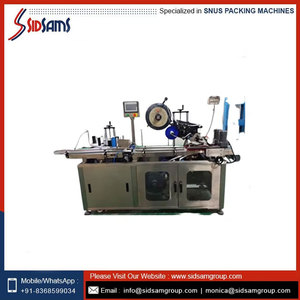 Machine d'étiquetage de bouteilles en papier autocollant électrique pour contenants ronds, plats et carrés avec fonctionnement automatique - Product Image 2