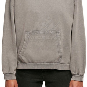 Sudaderas con efecto lavado ácido, tela ligera y transpirable con un diseño único, perfectas para uso diario y estilo casual urbano. - Product Image 6