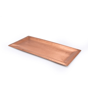 Rectangular Pure Copper Hammered Food Serving <b>Tray</b> For Home Hotel And Restaurant Use Tabletop Snacks & Drinks Serving <b>Trays</b> - Product Image 4