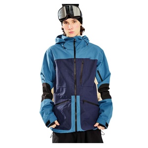 เสื้อแจ็คเก็ตสกีฤดูหนาว Wholesale Prime Power แบบมีฮู้ด เป็นมิตรกับสิ่งแวดล้อม กันน้ำ 10,000 มม. พร้อมฉนวน Primaloft รับผลิตตามแบบ OEM สำหรับกิจกรรมกลางแจ้ง - Product Image 1