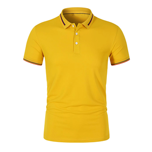 Polo de manga corta blanco para hombre, corte regular, color liso, estilo casual, ribete en contraste, tela de algodón piqué, venta al por mayor, estilo masculino - Product Image 5
