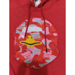 Sudadera con Capucha para Hombre, Invierno, con Apliques, Bordado Desgastado, 100% Algodón, Resistente al Viento, Ecológica, Transpirable, con Letras - Product Image 2