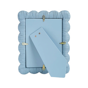 Aesthetic Coastal Blue Picture <b>Frame</b> <b>for</b> Home Decor Rattan Rectangle Picture <b>Frame</b> - Product Image 3