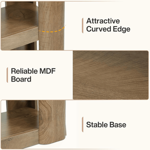 Libreria Alta dal Design Francese Moderno per Casa e Hotel, in Rattan e Pannelli di Legno, Arredamento per Soggiorno e Uso in Supermercato - Product Image 3