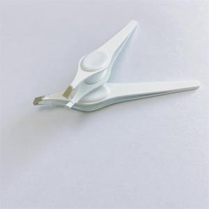 Pince à épiler pour sourcils, en acier inoxydable, pour l'épilation, pinces à faux cils, pinces à barbe, à bords inclinés - Product Image 2