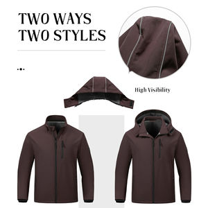 Chaqueta cortavientos informal, ligera, ideal para deportes, viajes, actividades al aire libre y uso diario. - Product Image 3