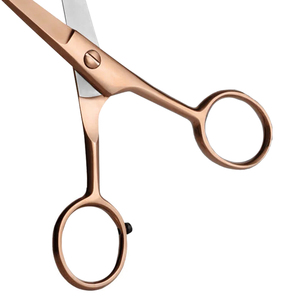 Facial Hair Scissors for Men Mustache & Beard Trimming Scissors 5in Sharp & Precise Grooming Right Handed Barber Scissor - Product Image 4