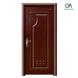 Puerta Decorativa Interior de Madera Sólida Contemporánea, Acento Tradicional para Casas de Lujo, Fabricación Personalizada GA-30S - Product Image 1