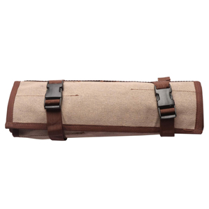 Durable Cotton Canvas <b>Tool</b> <b>Roll</b> <b>Bag</b> Breathable Motorcycle Wrench Organizer Multi Pocket Portable Repair Pouch for Mechanics - Product Image 4