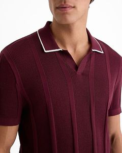 Polo pour homme de haute qualité, manches courtes, boutonné, respirant, coupe ajustée, couleur unie, hauts d'été pour homme, exporté du Bangladesh - Product Image 2