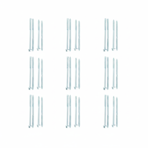 Tornillos de Cabeza Hexagonal de Acero al Carbono Galvanizado en Zinc Clase 4.8 6.8, Rosca Parcial, M6-M12, Métrico/Pulgada, Modelo PDC 13 - Product Image 1