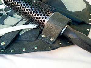 Étui de protection professionnel en cuir de luxe pour ciseaux de barbier, anti-odeur, pour outils de coupe de cheveux LBSH-0011 - Product Image 6