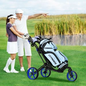 Carrello da Golf Pieghevole a 3 Ruote con Manico Regolabile e Tabellone Segnapunti - Categoria Prodotto: Carrelli da Golf - Product Image 6