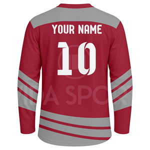 Custom Ice Hockey Apparel Set Sublimated Hockey Jerseys And Shorts Lightweight Durable Hockey Uniform Supplier For USA Team - Product Image 3