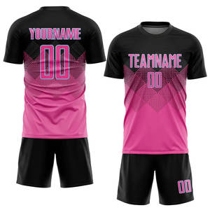Maillot de football personnalisé pour équipe, style classique, avec logo brodé par sublimation, respirant, pour hommes - Product Image 1