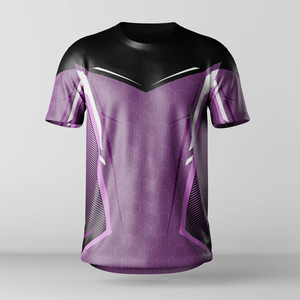 Maillot de jeu personnalisé pour l'e-sport, uniforme d'équipe, t-shirt imprimé par transfert thermique, 100% polyester respirant, écologique, séchage rapide, unisexe - Product Image 1