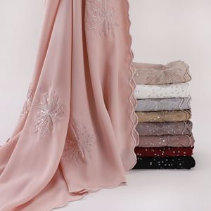 OEM Nuevo Hiyab de Moda Musulmán con Bordado de Lentejuelas y Diseño de Tarjeta Rota, para Oriente Medio, Asia Occidental e Indonesia - Product Image 4