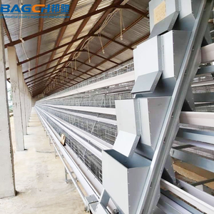 बड़े पैमाने पर पोल्ट्री फार्म के लिए वाणिज्यिक स्वचालित एच प्रकार परत चिकन पिंजरे नया - Product Image 6