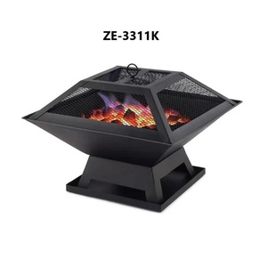 Brasero de Acero de Alta Calidad Hecho a Mano para Relajarse en el Patio Trasero, Comodidad al Aire Libre y Belleza del Jardín, Acero Inoxidable sin Humo - Product Image 1