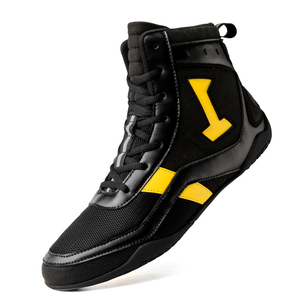 Chaussures de boxe à cheville rembourrée pour séances de sparring longues et sans douleur, avec soutien de la voûte plantaire, orthopédiques professionnelles - Product Image 3